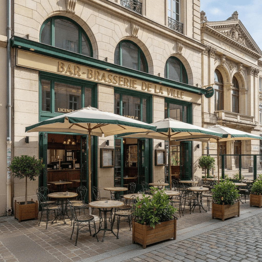 Bar-brasserie 360m² à Boulogne-Sur-Mer : terrasse - licence IV - Image 1