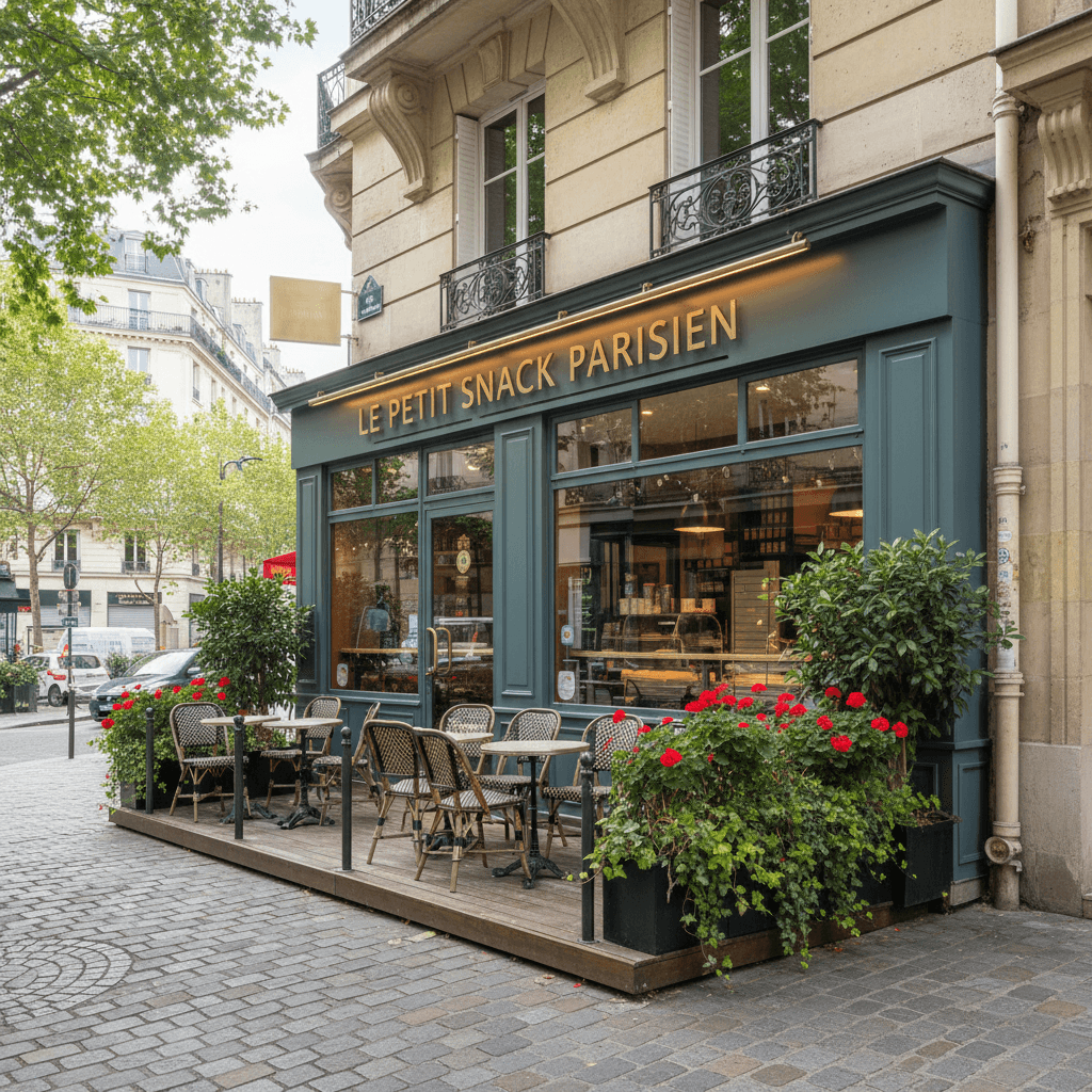 Local Restauration à Montparnasse - 52 m² avec Terrasse