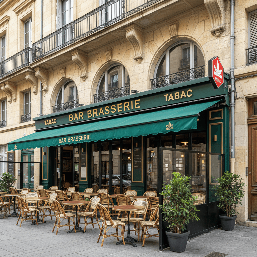 Bar-brasserie à Bordeaux : terrasse - licence IV