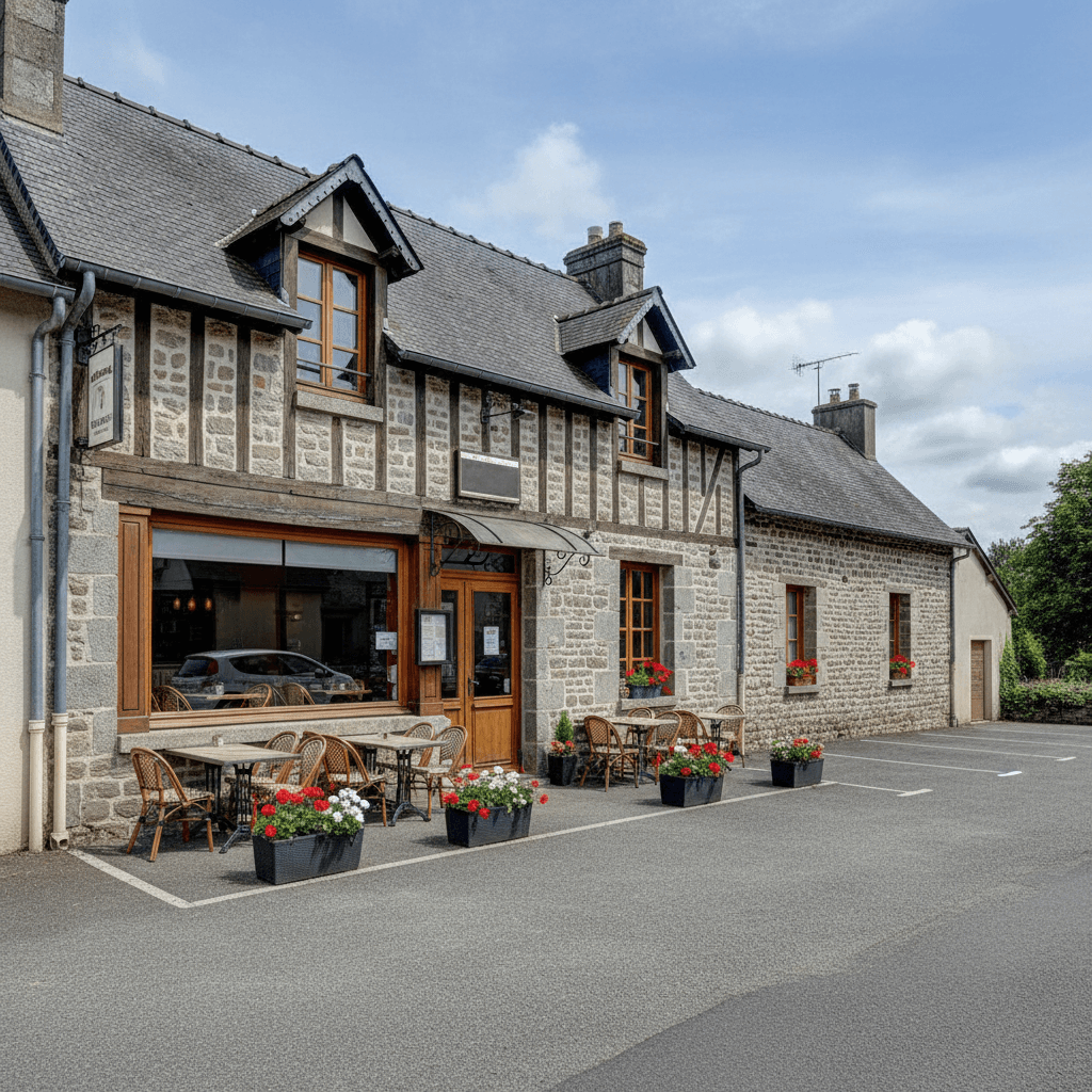 Restaurant 200m² à Domfront En Poiraie : terrasse - licence IV - Image 1