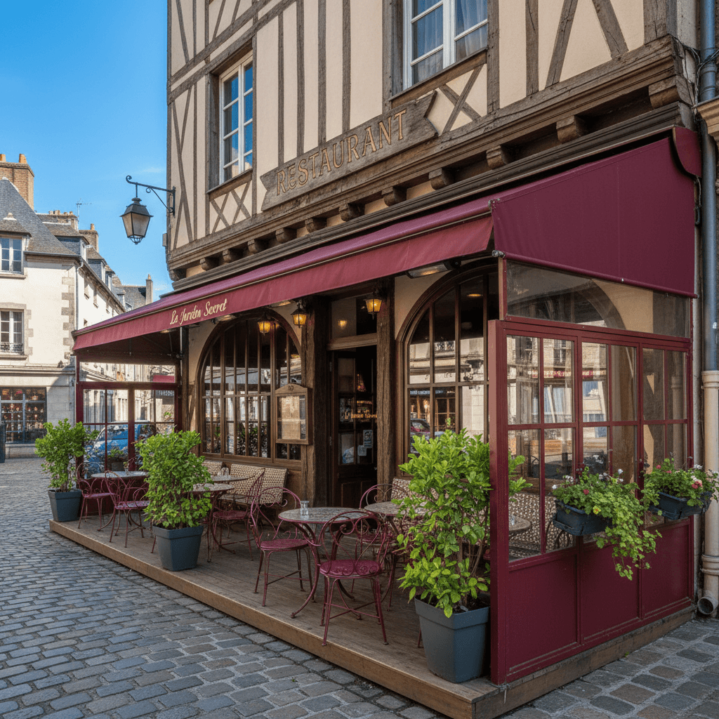 Restaurant à Rouen : terrasse - licence IV