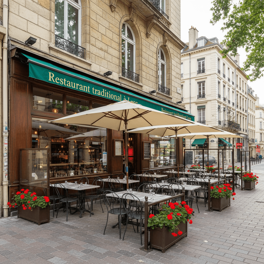 Restaurant 153m² à Lyon : terrasse - licence IV