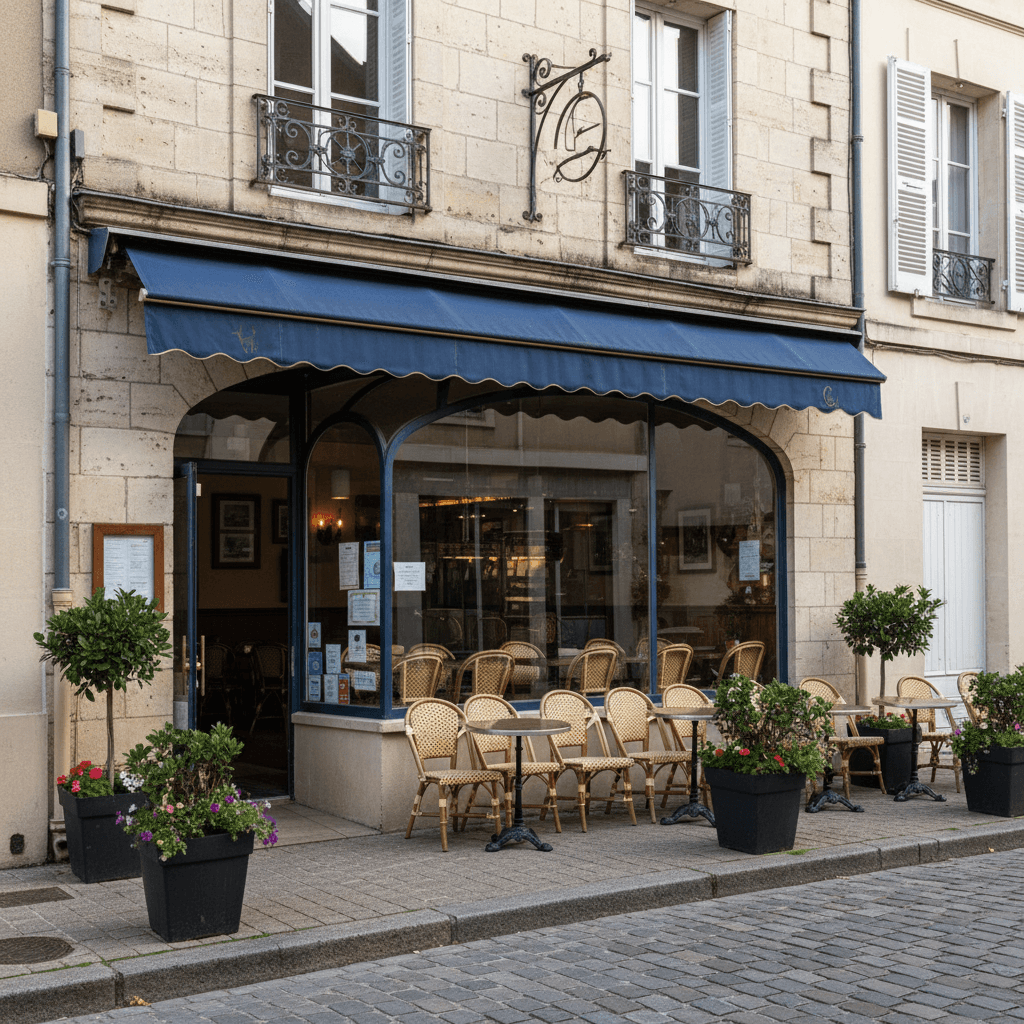 Bar-brasserie à Le Neubourg : terrasse - licence IV - Image 1