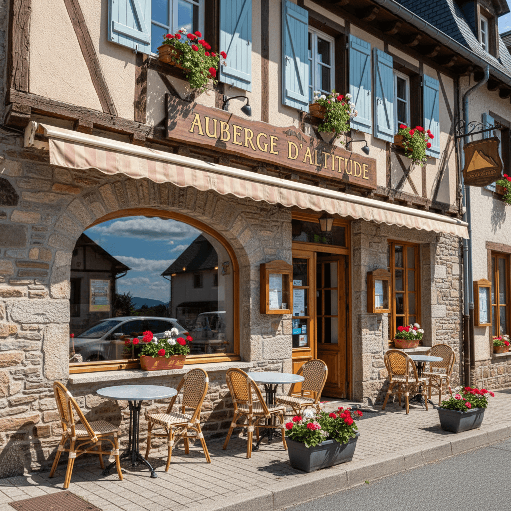 Restaurant à Barèges : terrasse - licence IV - Image 1