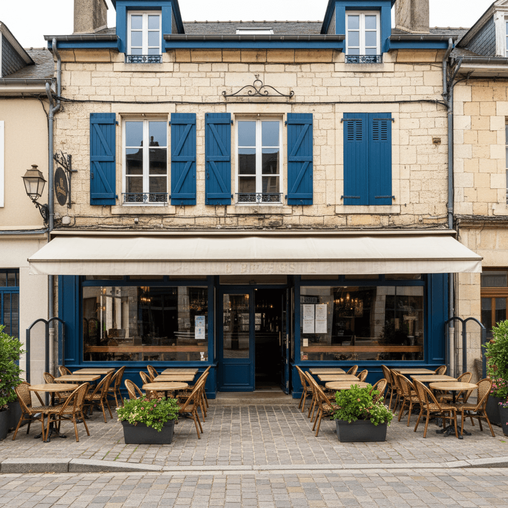 Bar-brasserie 83m² à Sainte-Foy-L'Argentière : terrasse - licence IV - Image 1