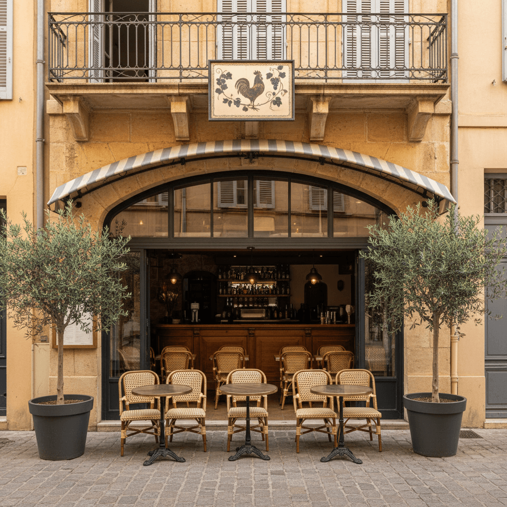 Bar-brasserie 97m² à Antibes : terrasse - licence IV - Image 1
