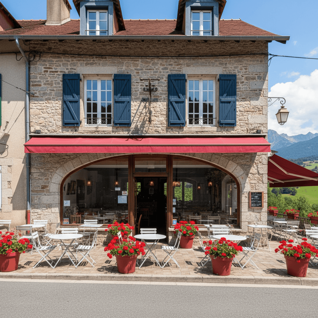 Restaurant 267m² à Campan : terrasse - licence IV - Image 1
