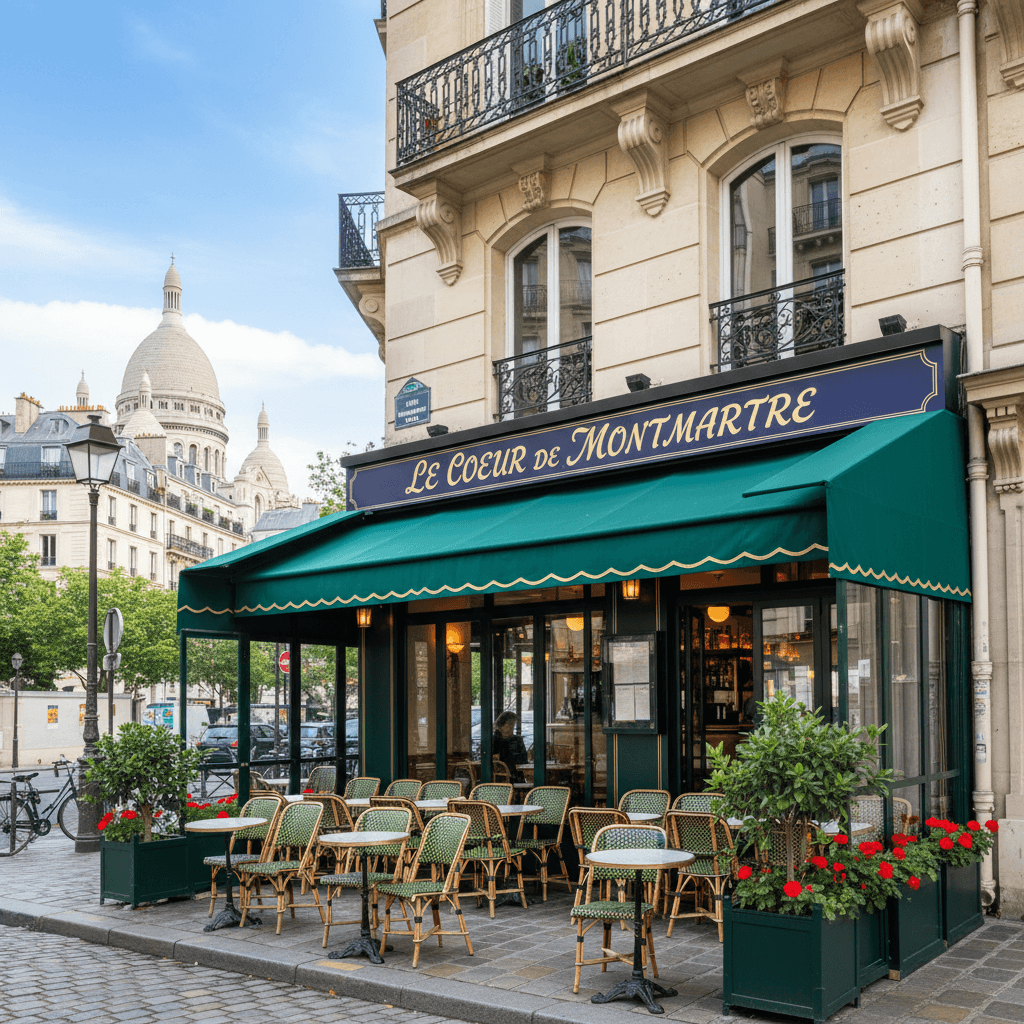 Restaurant 45 couverts à Paris : terrasse - licence IV