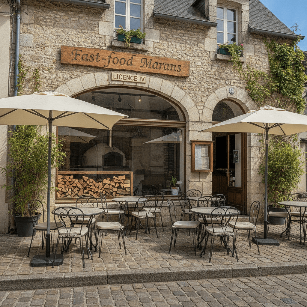 Fast-food 80m² à Marans : terrasse - licence IV - Image 1