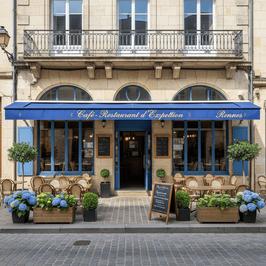 Restaurant à Rennes : terrasse
