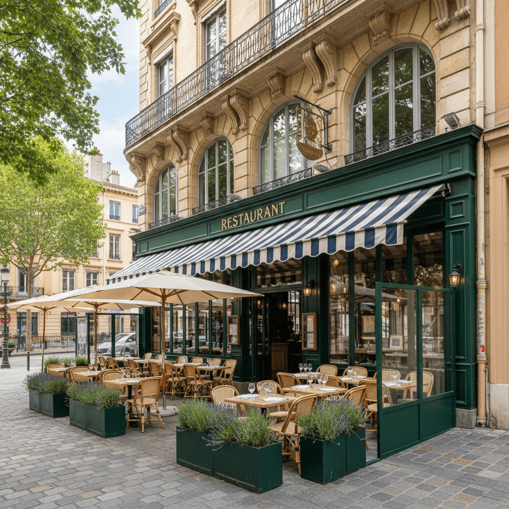 Restaurant à Lyon : terrasse - licence IV
