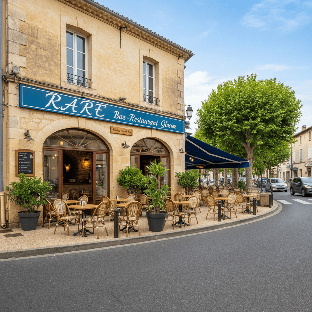 Restaurant 300m² à Vallon-Pont-D'Arc : terrasse - licence IV - Image 1