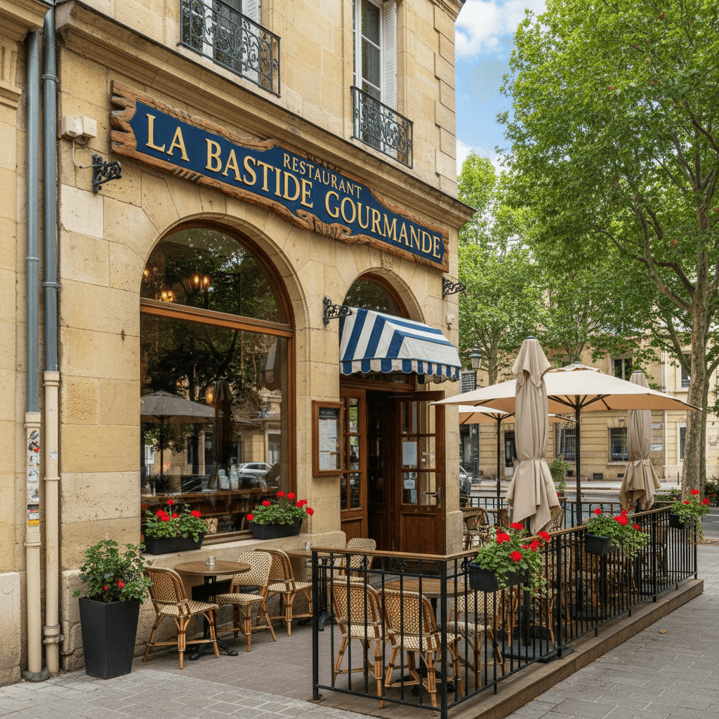Restaurant 150m² à Bordeaux : terrasse - licence IV