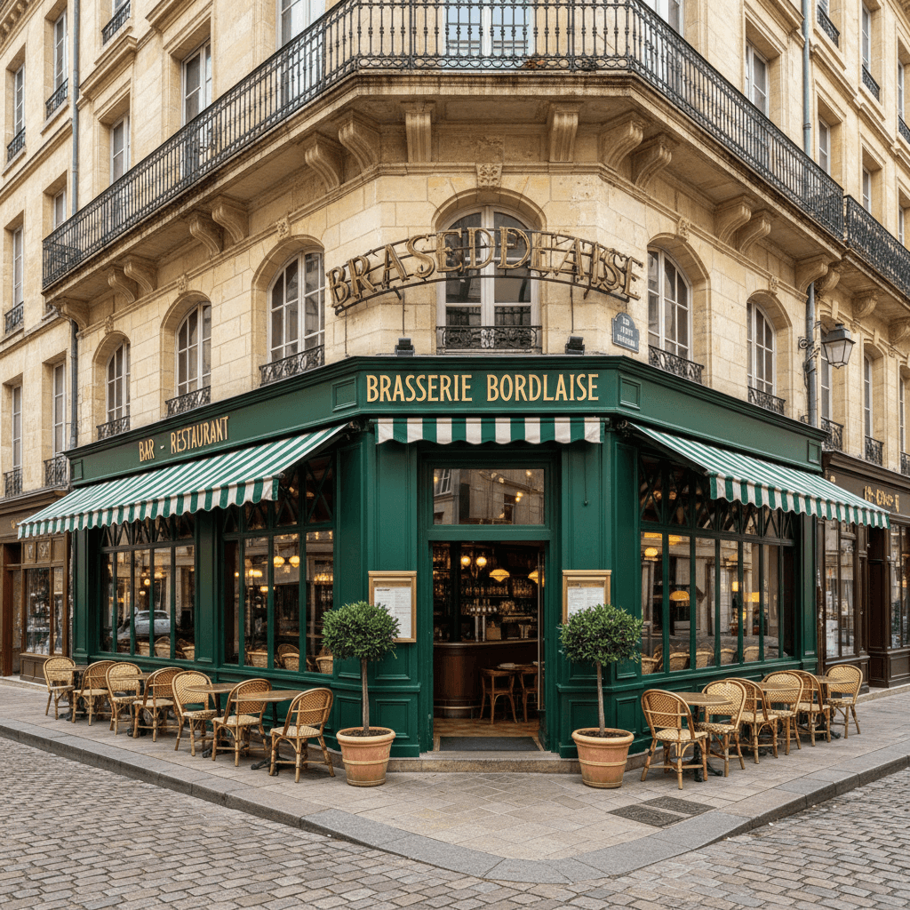 Bar-brasserie 300m² à Bordeaux : terrasse - licence IV