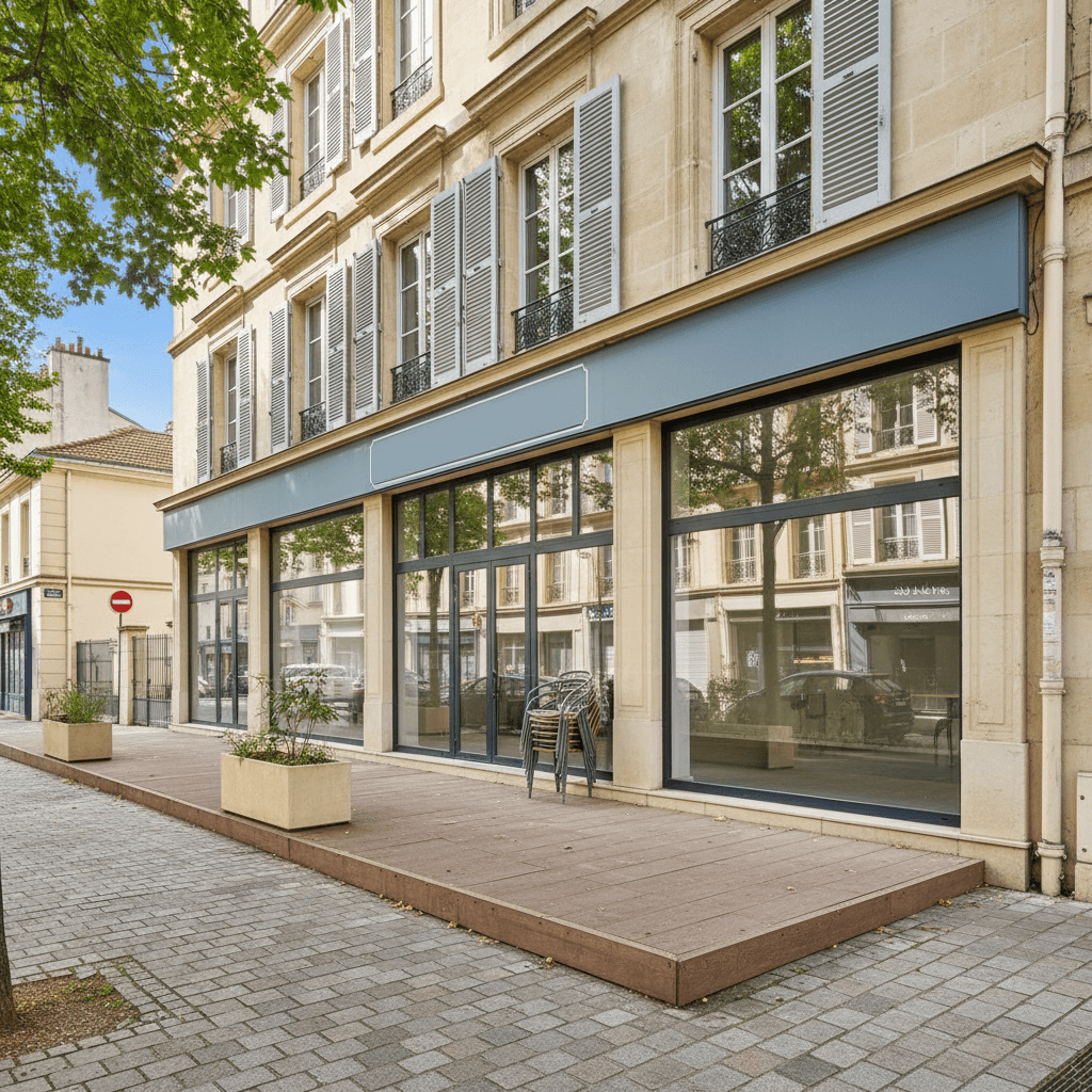 Murs et fonds 171m² à Villejuif : extraction - Image 1