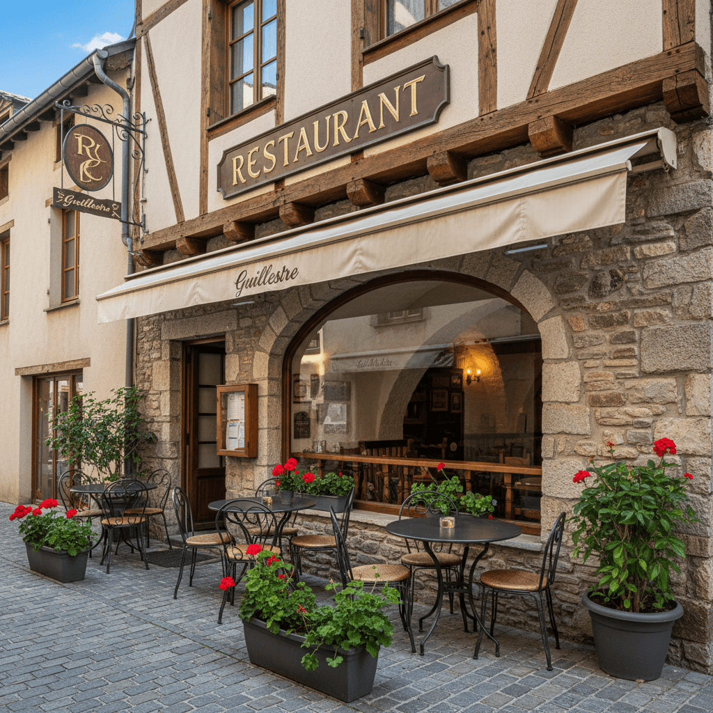 Restaurant à Guillestre : terrasse - extraction - Image 1