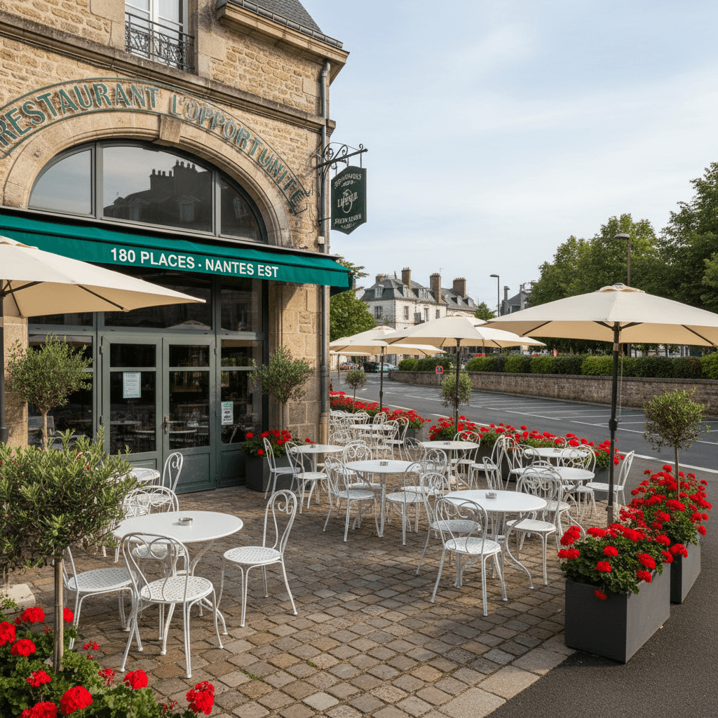 Restaurant 200m² à Nantes : terrasse - licence IV - Image 1