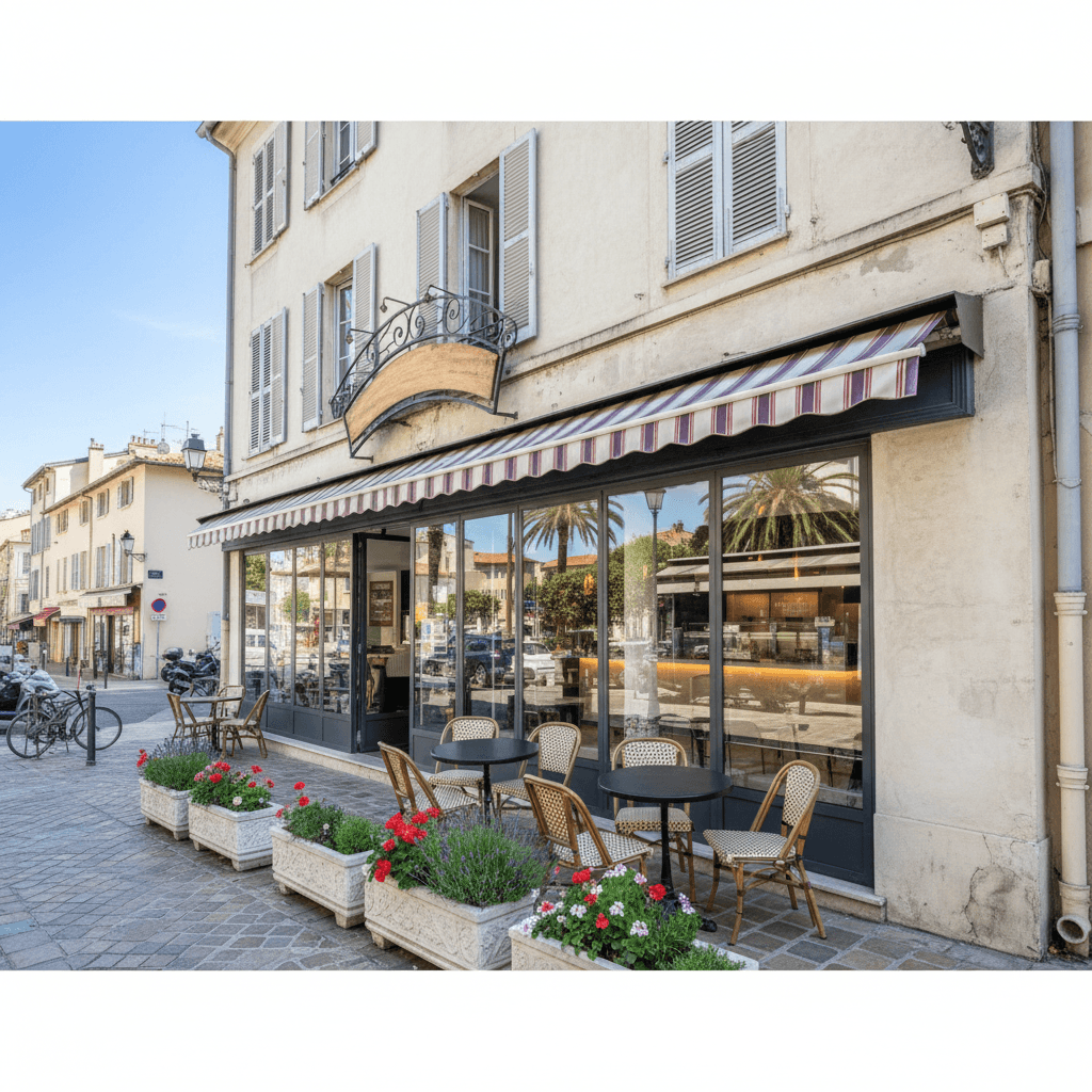 Fast-food 125m² à Nice : terrasse - licence IV
