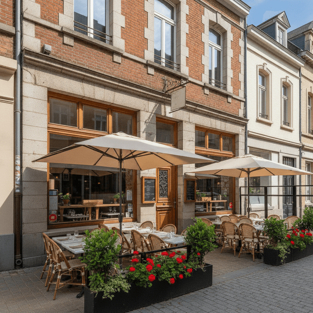 Restaurant 60m² à Lille : terrasse - licence IV