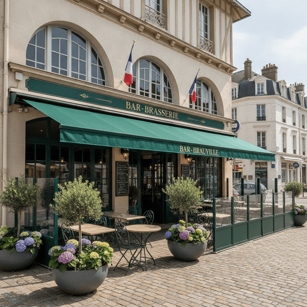 Bar-brasserie 170m² à Deauville : terrasse - licence IV - Image 1