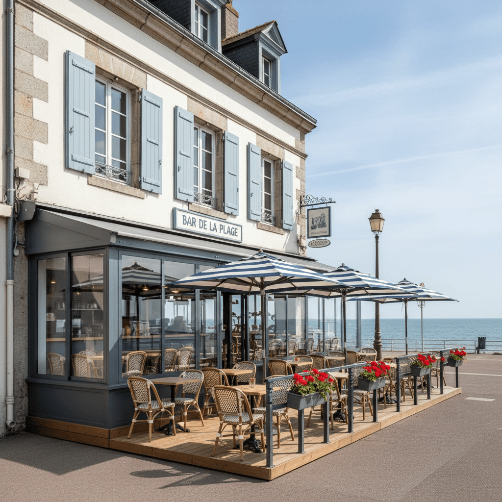 Bar-brasserie à Nantes : terrasse - licence IV - Image 1