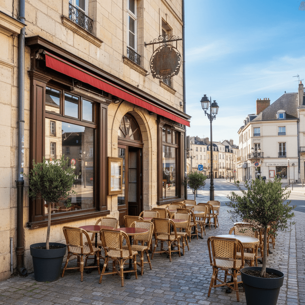 Bar-brasserie à Bourg-En-Bresse : terrasse - licence IV - Image 1