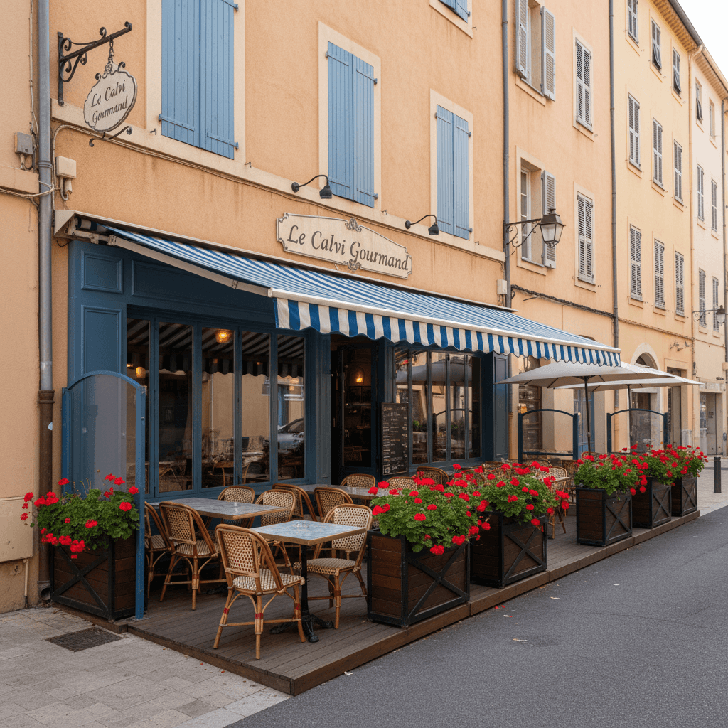 Restaurant 214m² à Calvi : terrasse - licence IV - Image 1