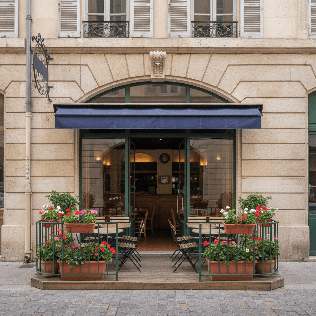 Restaurant 41m² à Montpellier : terrasse - licence IV