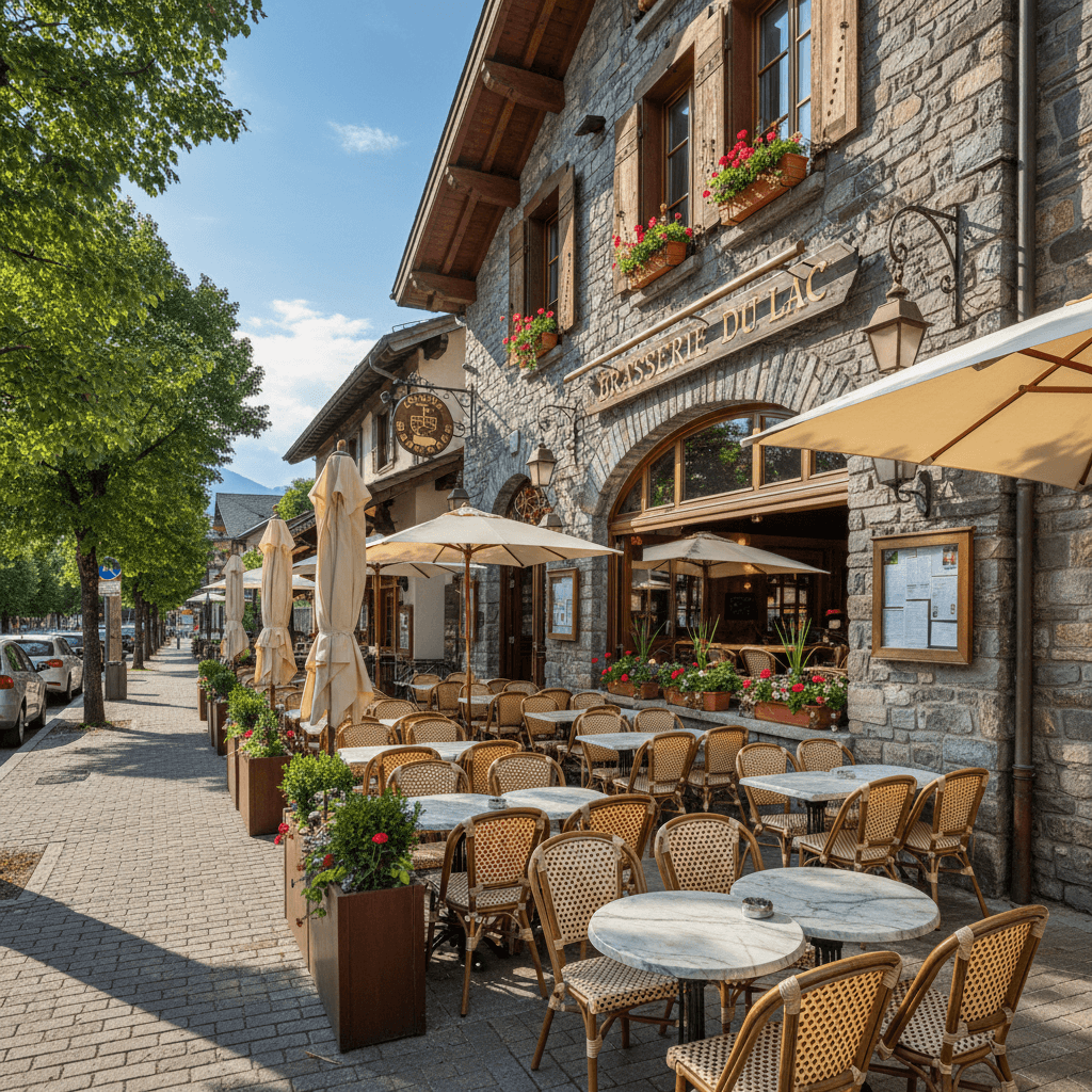 Bar-brasserie à Annecy : terrasse - licence IV - Image 1