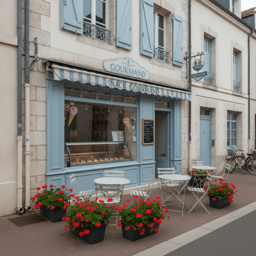 Snack 49m² à Rochefort : terrasse - Image 1