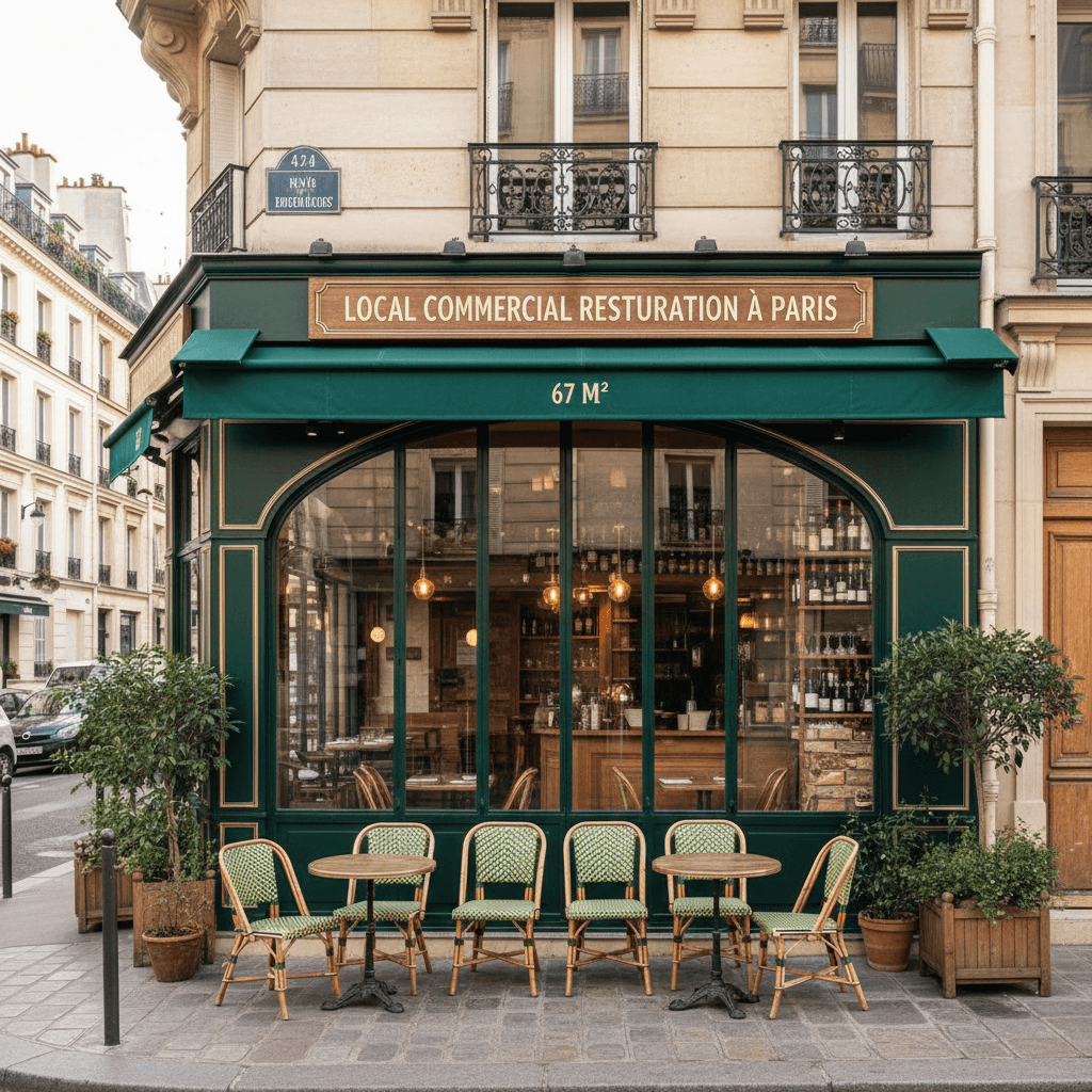 Local Commercial Restauration à Paris - 67 m² - Image 1