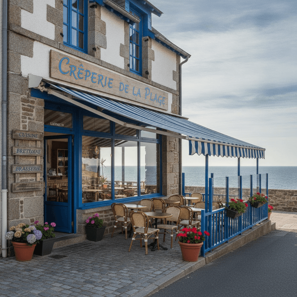 Restaurant à Lorient : terrasse - licence IV - Image 1