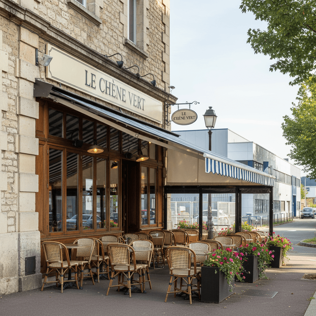 Restaurant 260m² à Chassieu : terrasse - licence IV - Image 1