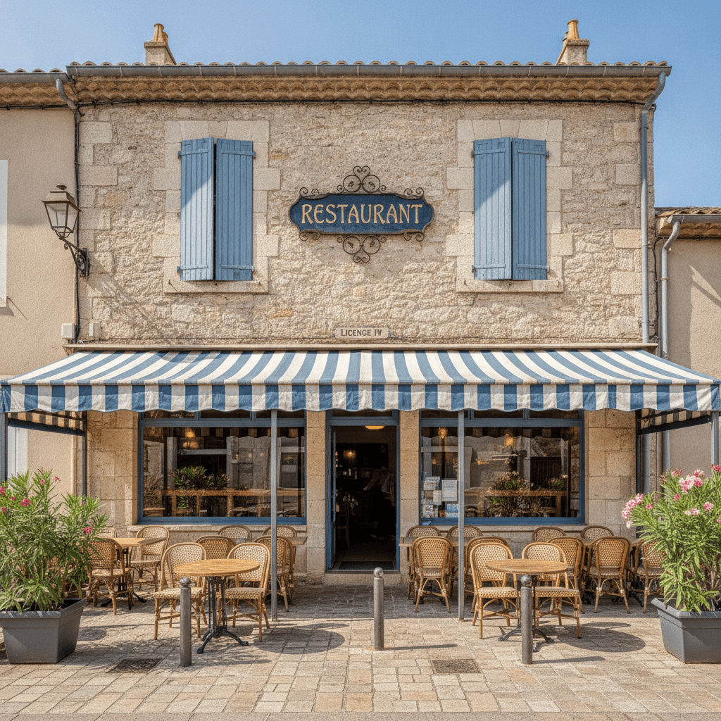 Restaurant 190m² à Saint-Laurent-De-La-Salanque : terrasse - licence IV - Image 1