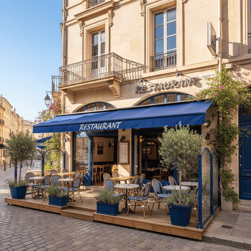 Restaurant 100m² à Marseille : terrasse - licence IV - Image 1