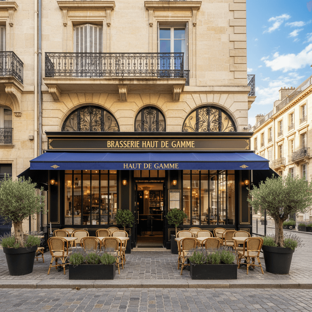 Bar-brasserie 200m² à Montpellier : terrasse - licence IV