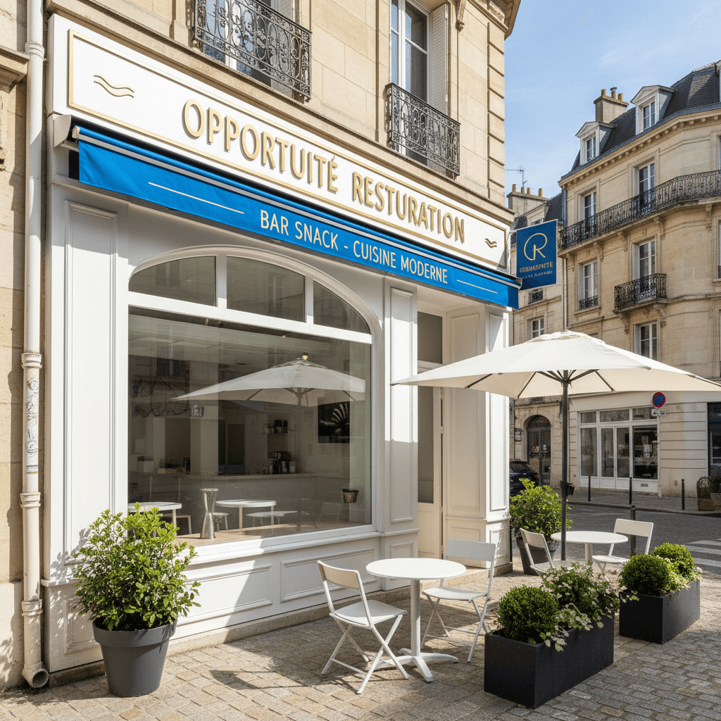 Fast-food 60m² à Saint-Nazaire : terrasse - licence IV - Image 1