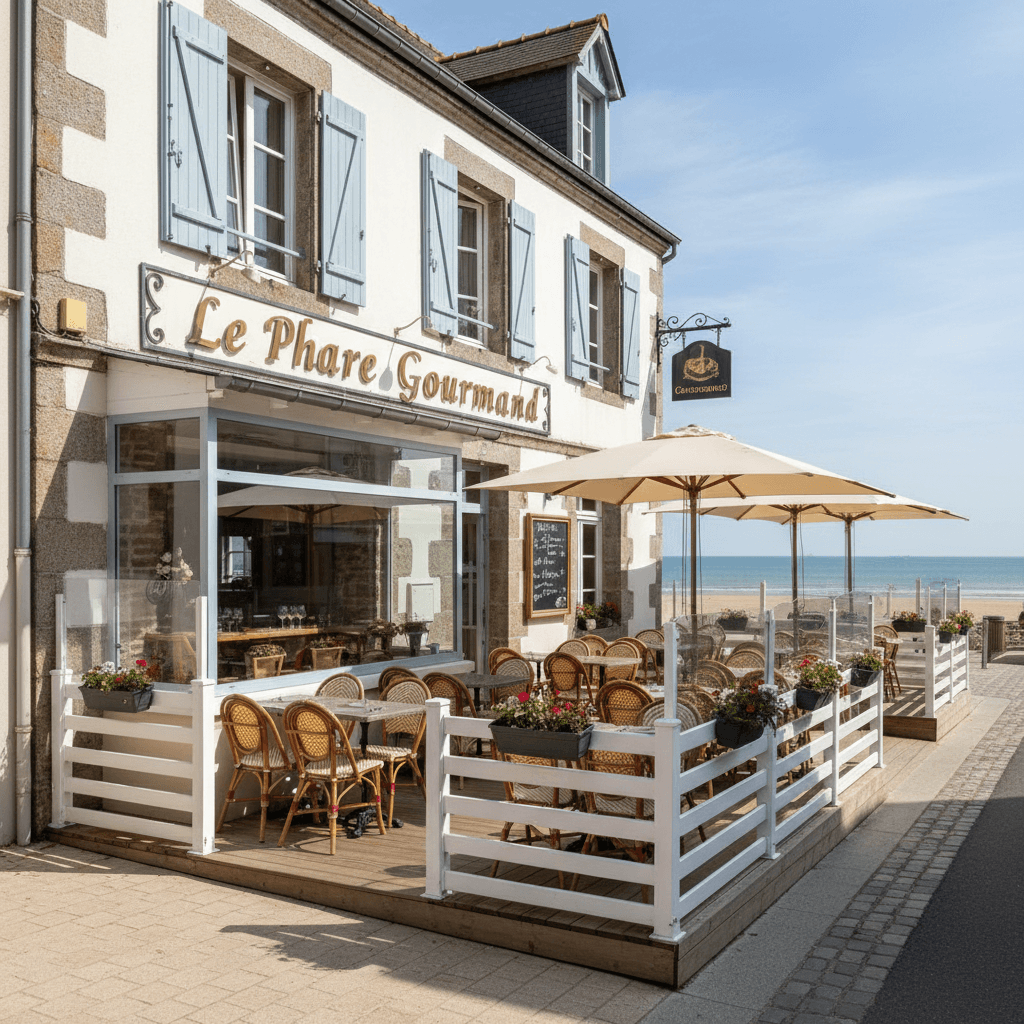 Restaurant 200m² à Damgan : terrasse - licence IV - Image 1