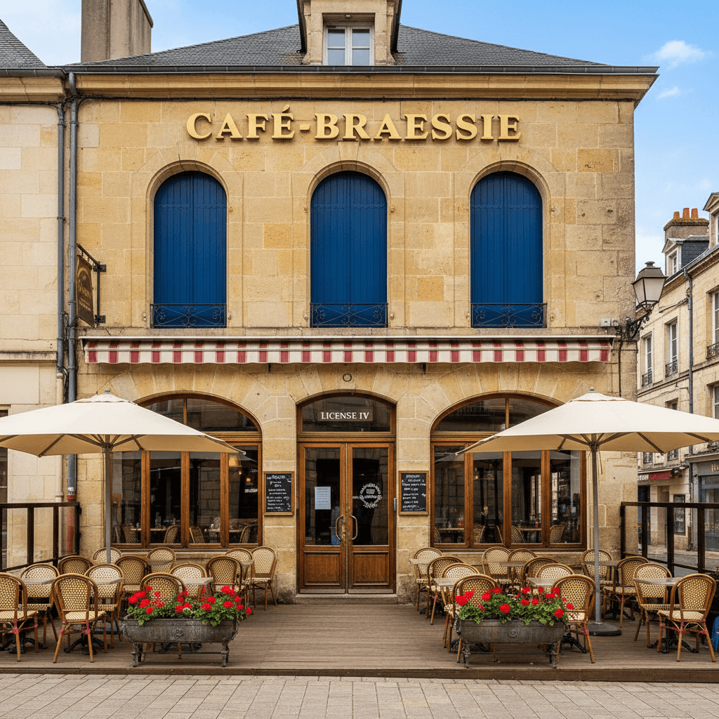 Bar-brasserie à Rodez : terrasse - licence IV - Image 1