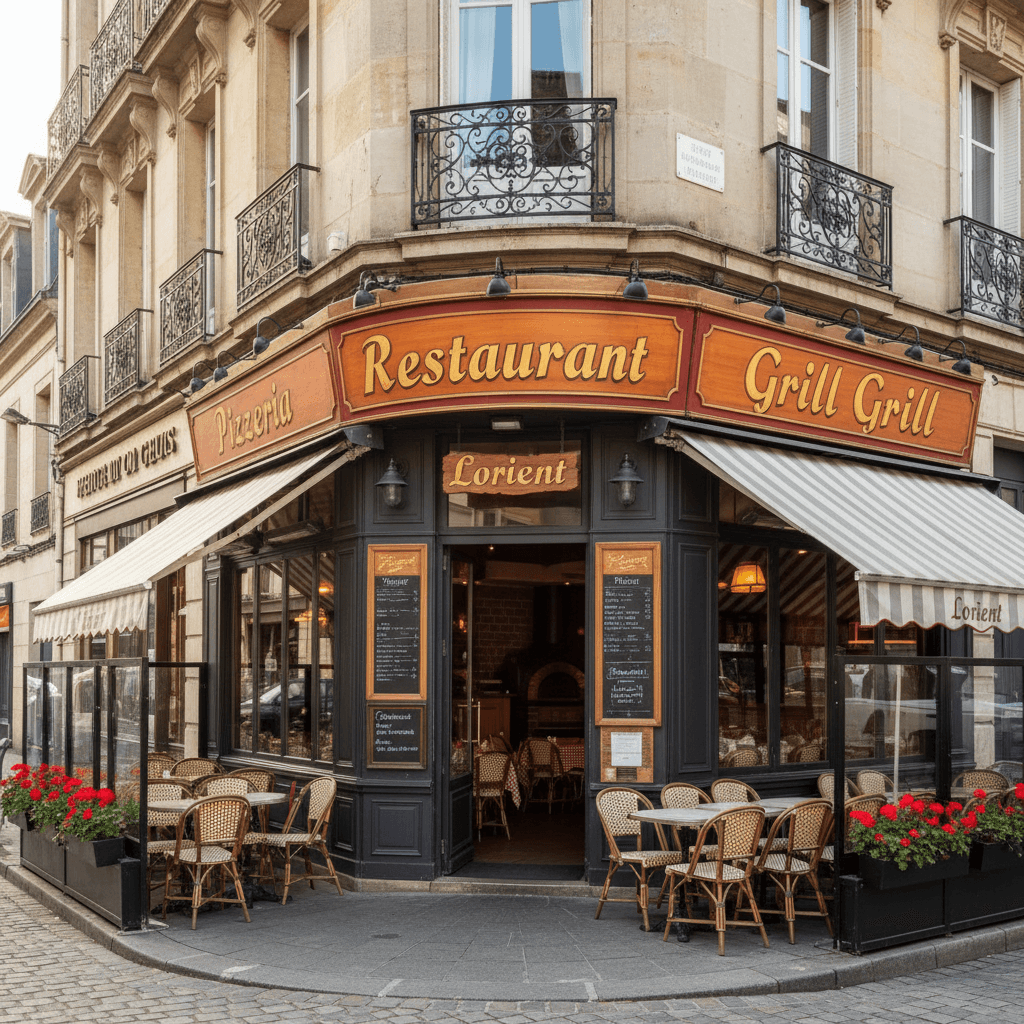 Restaurant à Lorient : terrasse - licence IV - Image 1