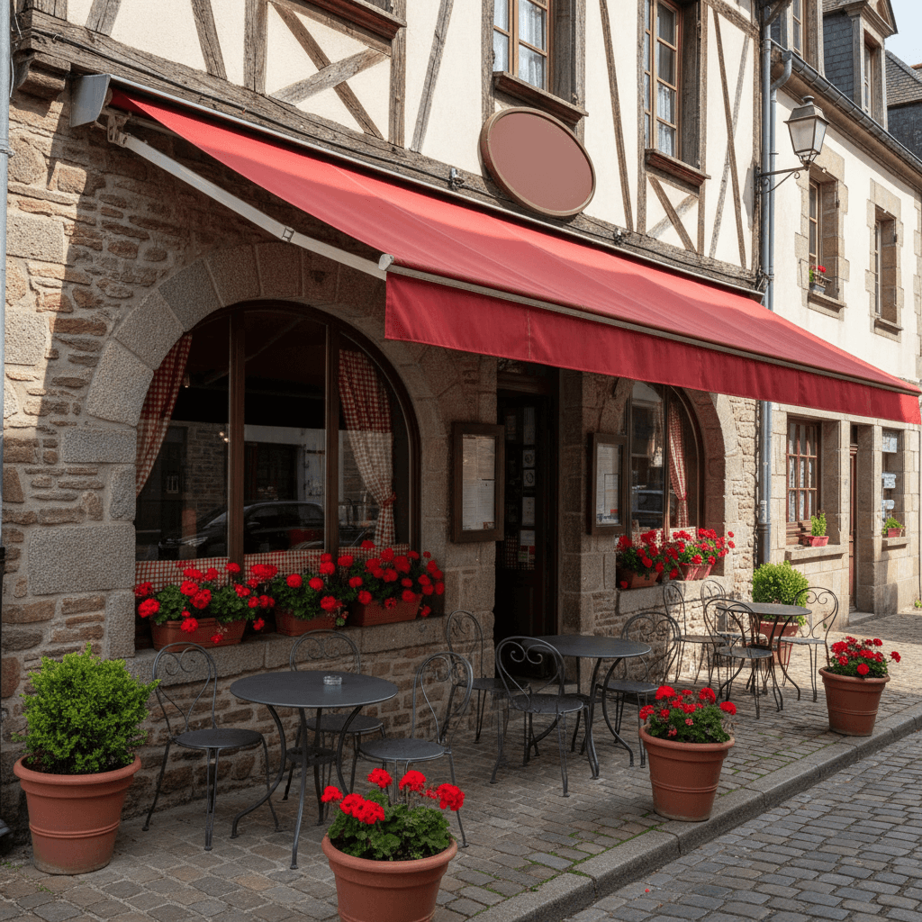 Restaurant à Vannes : terrasse - Image 1