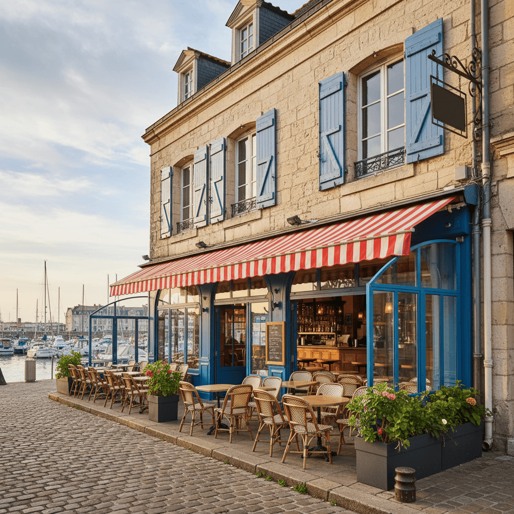 Bar-brasserie à La Rochelle : terrasse - licence IV - Image 1