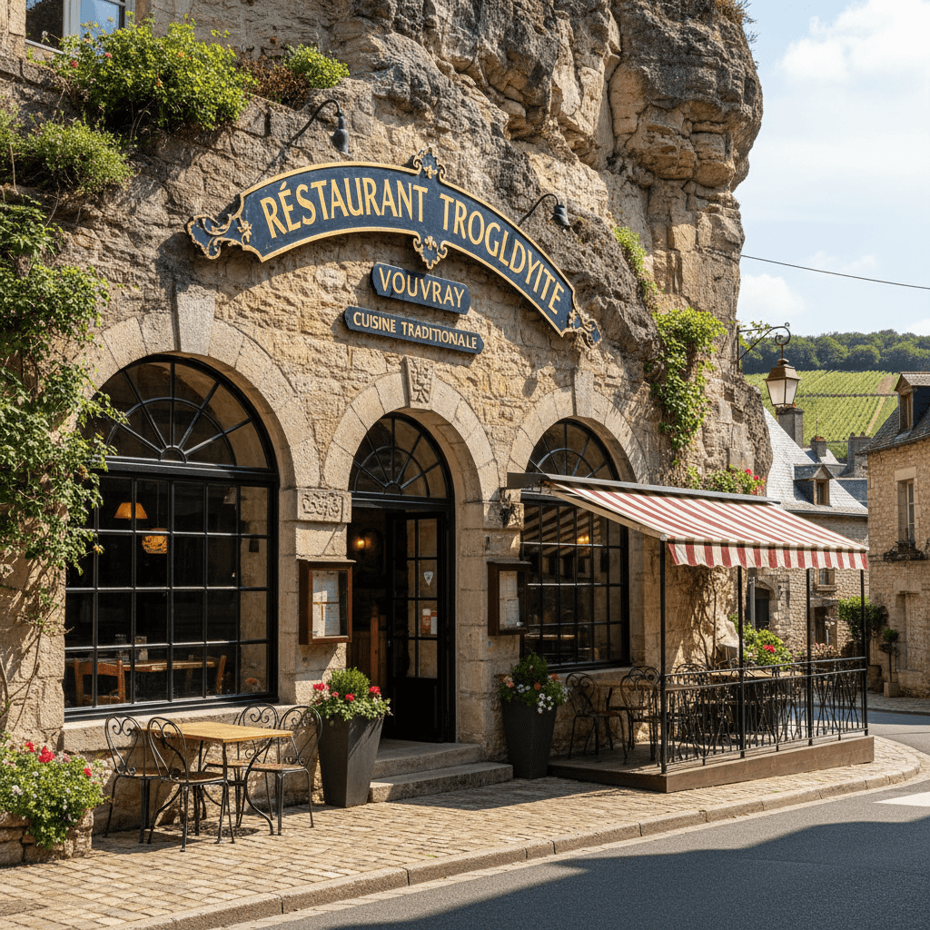 Restaurant 94m² à Vouvray : terrasse - licence IV - Image 1