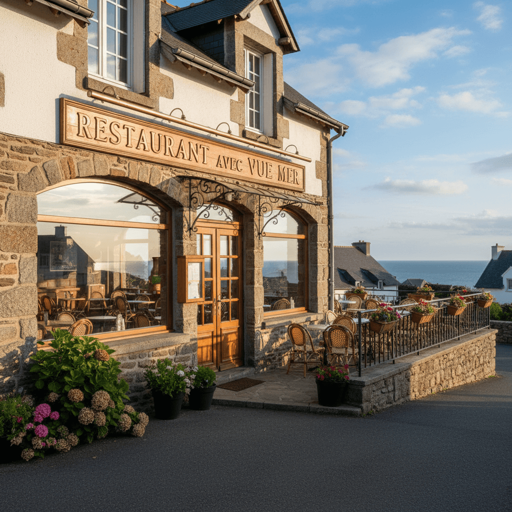 Restaurant 636m² à Cléden-Cap-Sizun : terrasse - licence IV - Image 1