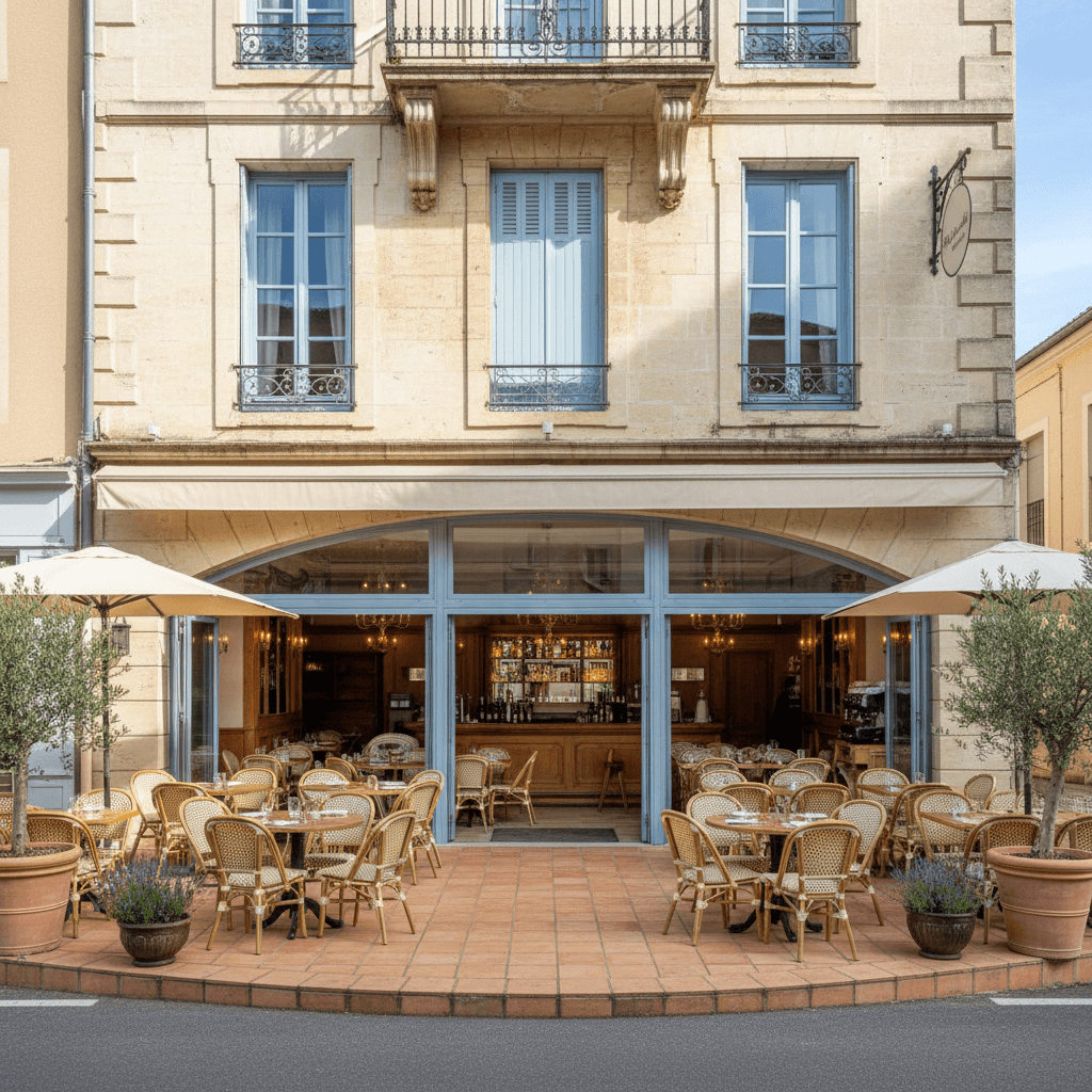 Restaurant 175m² à Garéoult : terrasse - licence IV - Image 1