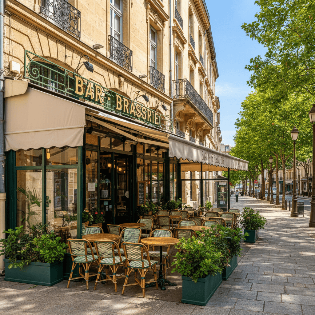 Bar-brasserie à Valence : terrasse - licence IV - Image 1