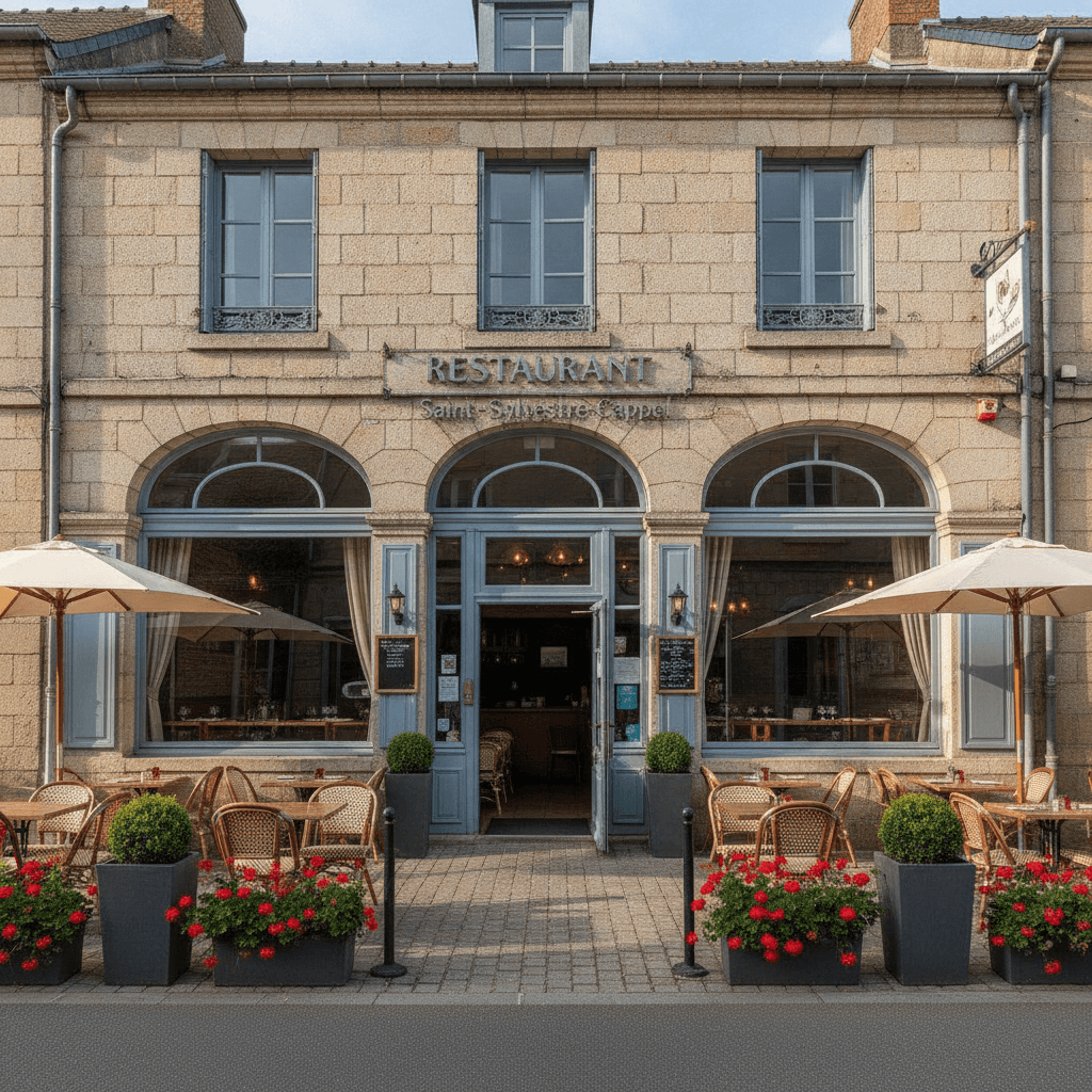 Restaurant 540m² à Saint-Sylvestre-Cappel : terrasse - licence IV - Image 1