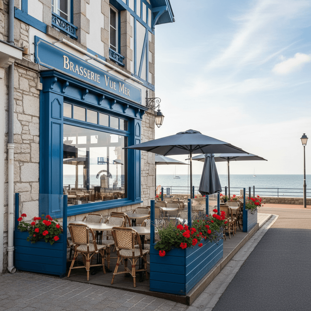 Bar-brasserie 120m² à Pornichet : terrasse - licence IV - Image 1