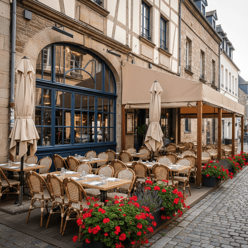 Restaurant à Vannes : terrasse - licence IV - Image 1
