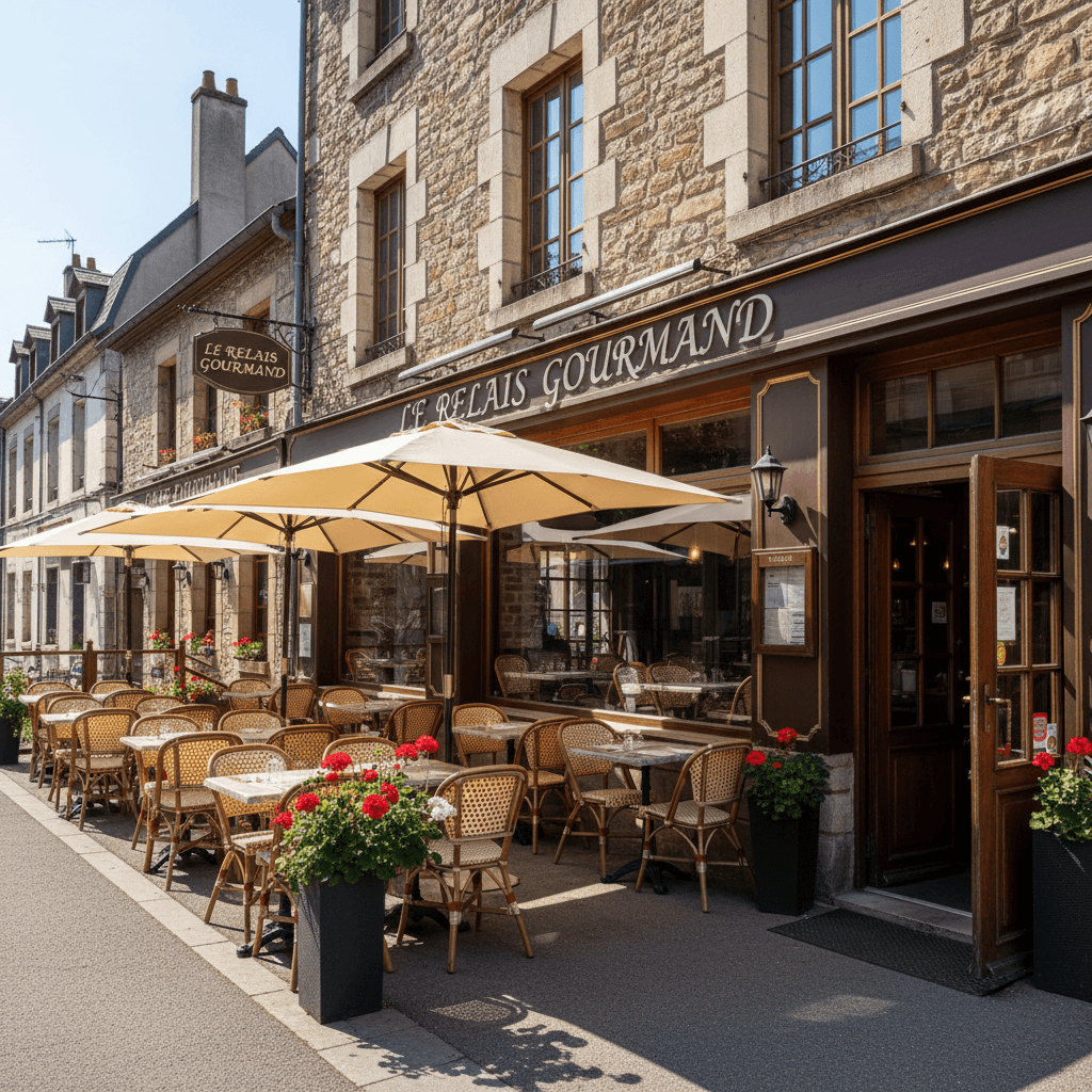 Restaurant 354m² à Dardilly : terrasse - licence IV